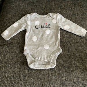 Baby "Cutie" Onesie NB